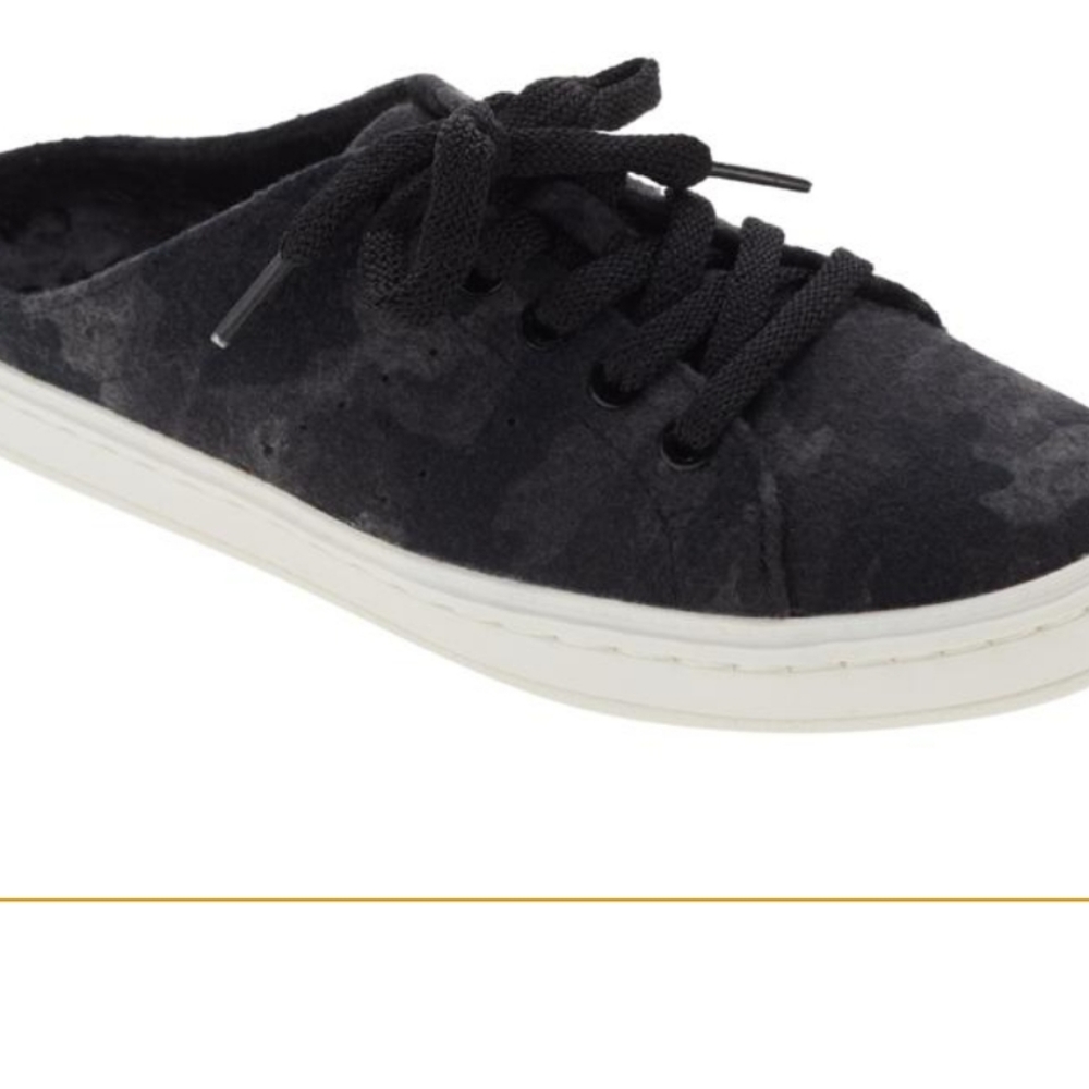 SOUL Naturalizer Kemper Mule Slip-On Sneaker Black Camo